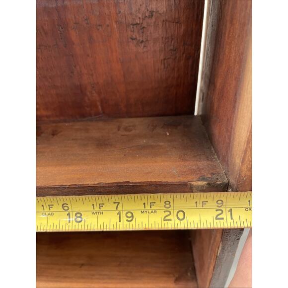 Hot Wheels Matchbox 1/64 Diecast Car Wall Mounted Wood Display Case 26.5” x 16” - Picture 7 of 16